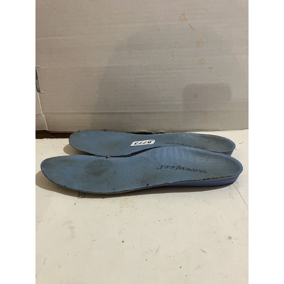 Superfeet Size C Blue Medium Thickness Shoe Arch Insoles - Picture 1 of 7